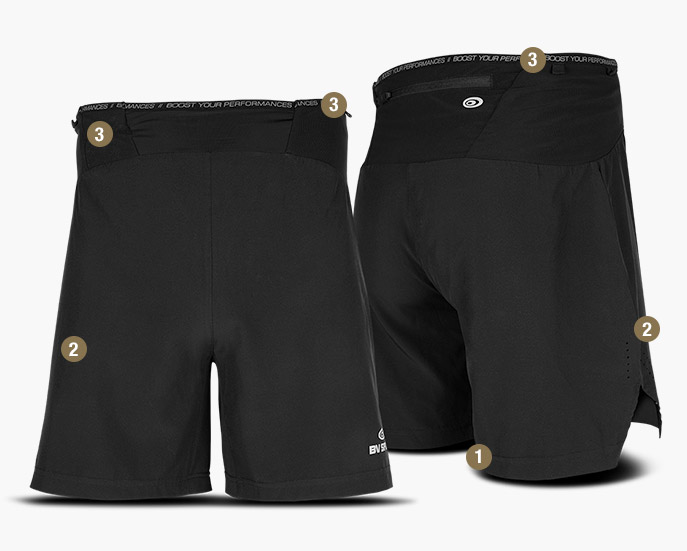Shorts Colorado noir